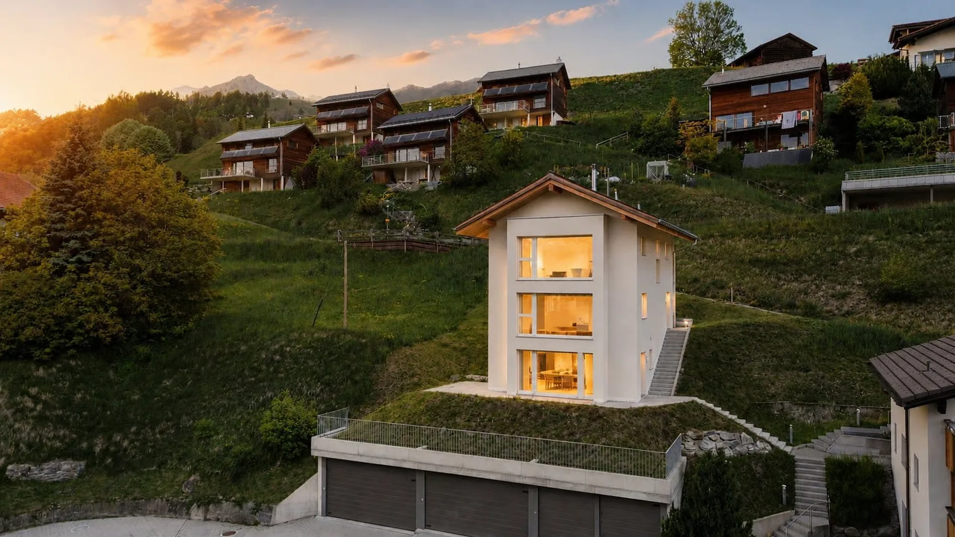 Neubau 6-Zimmer-Einfamilienhaus mit Fernsicht in Cumbel kaufen