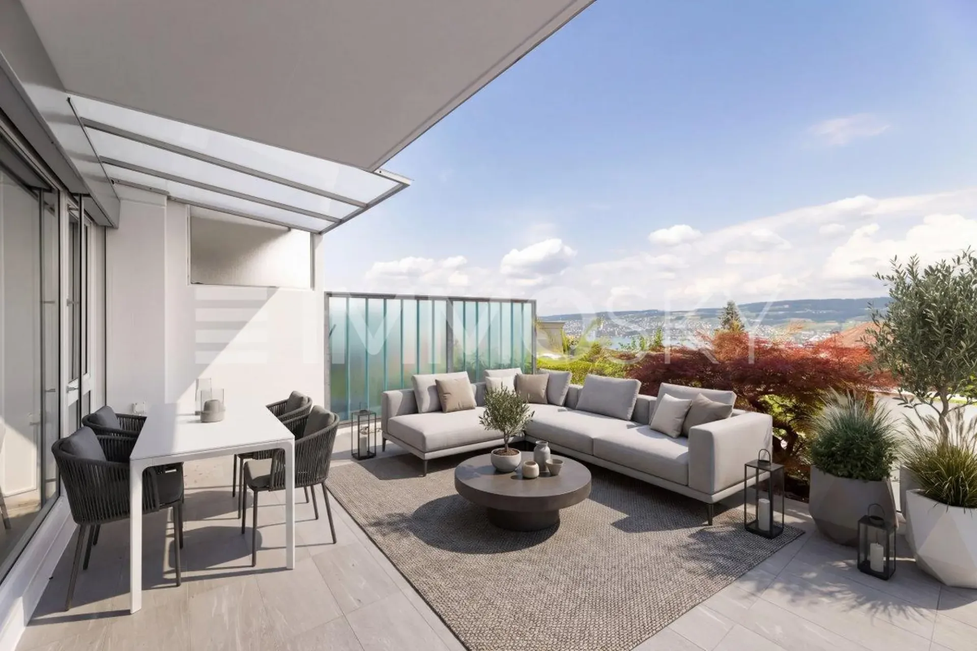 Ihr neues Zuhause mit Panoramasicht von Zürich bis in die Alpen
