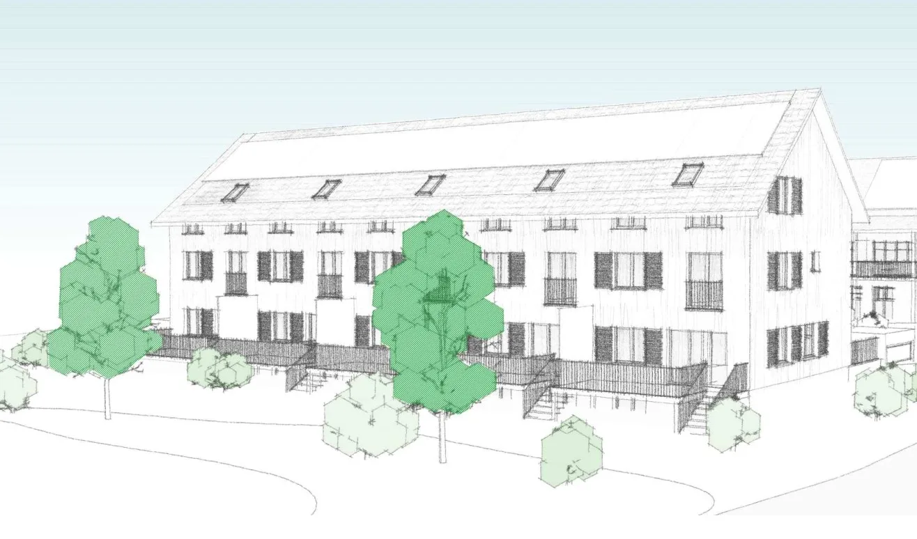 Maison mitoyenne neuve Ouest avec 5,5 pièces à Sommeri – Moderne, conviviale et calme