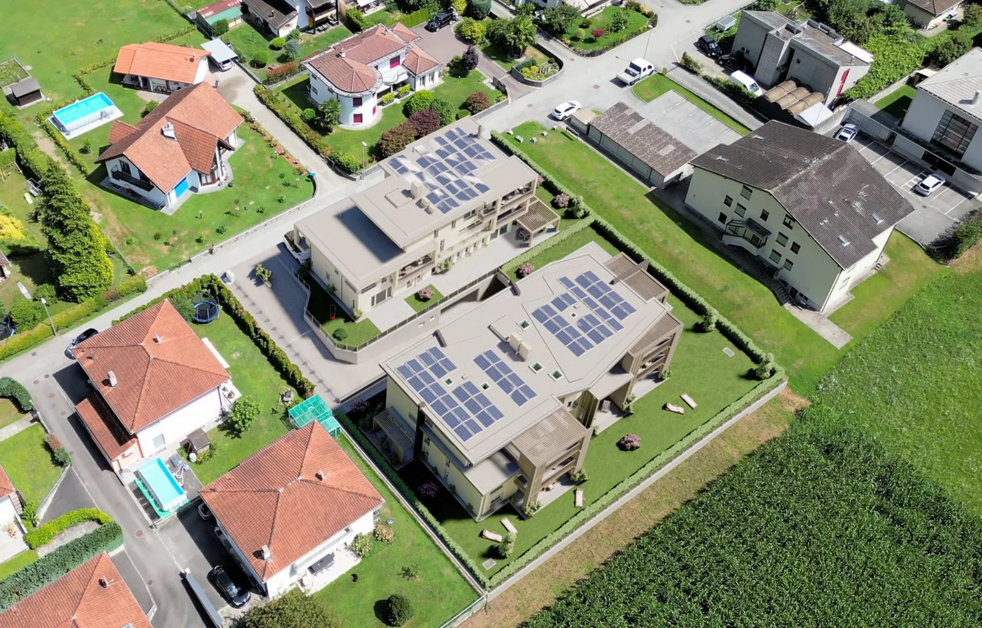 Nuovo spazioso appartamento all'ultimo piano con bella terrazza