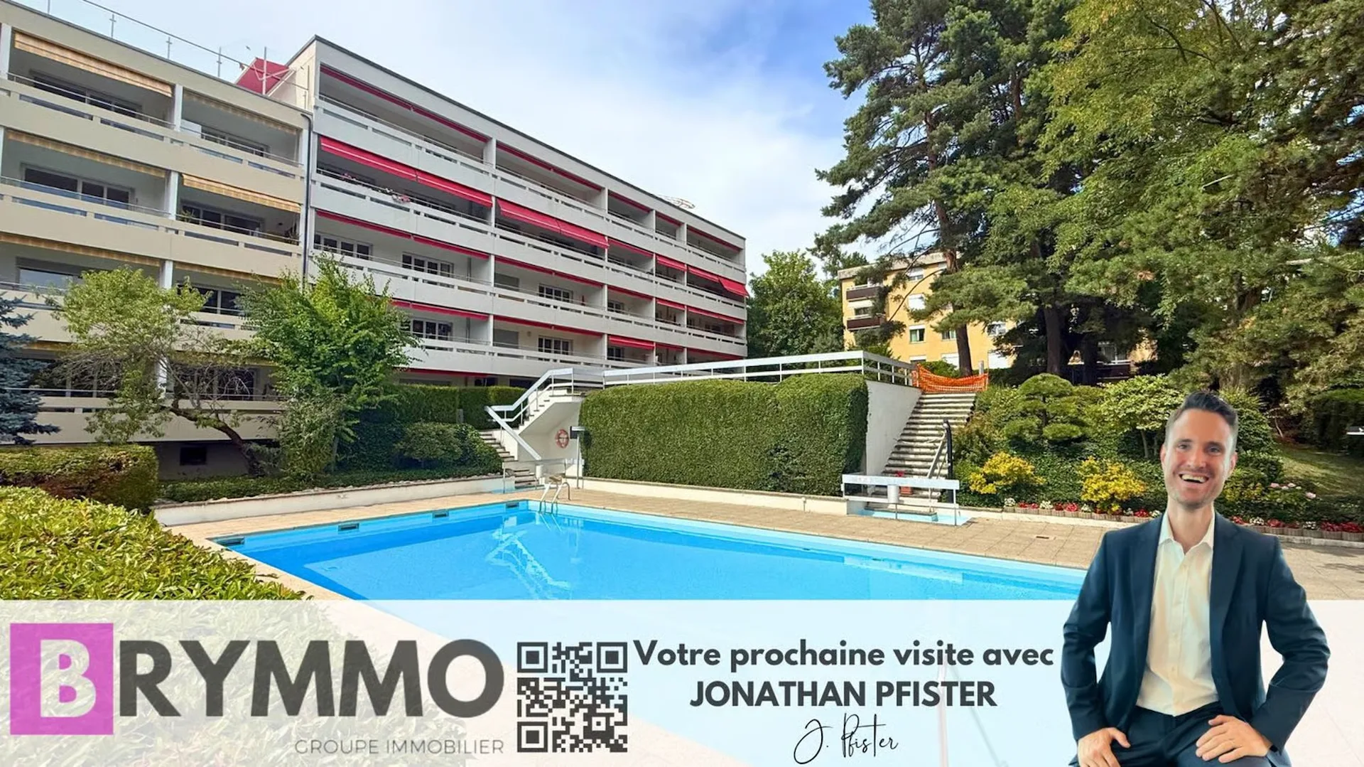 Perle im Herzen von Lausanne: Studio mit großem Balkon & Pool