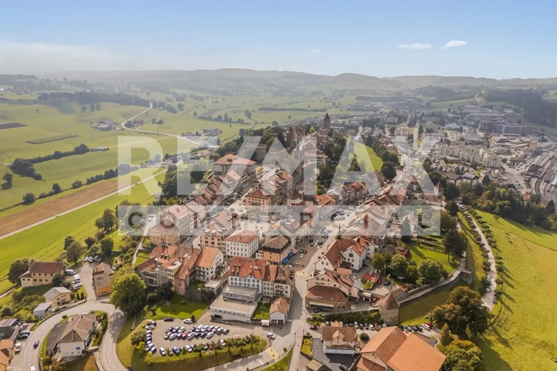 Leben und Arbeiten am selben Ort, im Zentrum von Romont