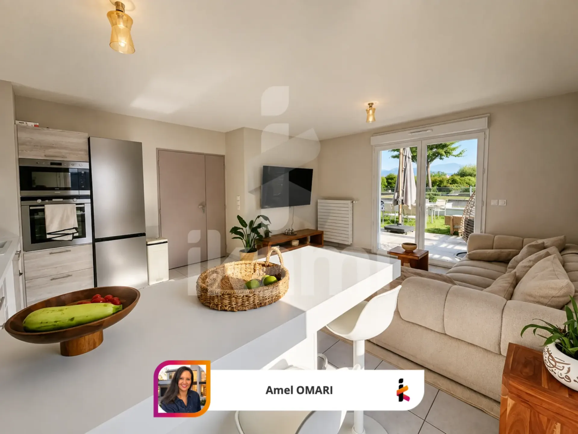VILLE-LA-GRAND   T3 65 m² avec 72 m² d'extérieur   Vue Salève