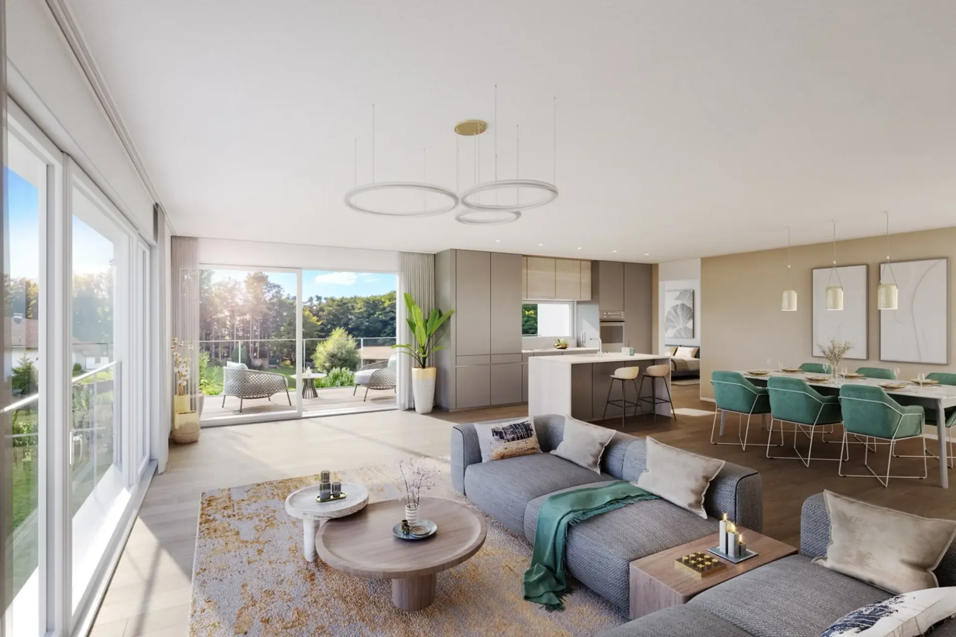 Exklusive Neubau-5 1/2 Zimmer-Eigentumswohnung mit 136 m² Wohnfläche und grosszügigem Balkon