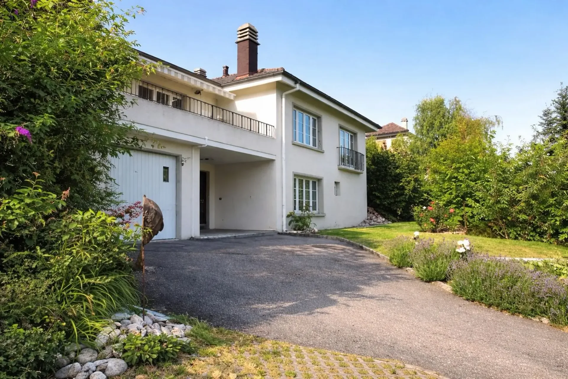 Auvernier (Milvignes) - Magnifique villa individuelle avec dégagement lac et Alpes