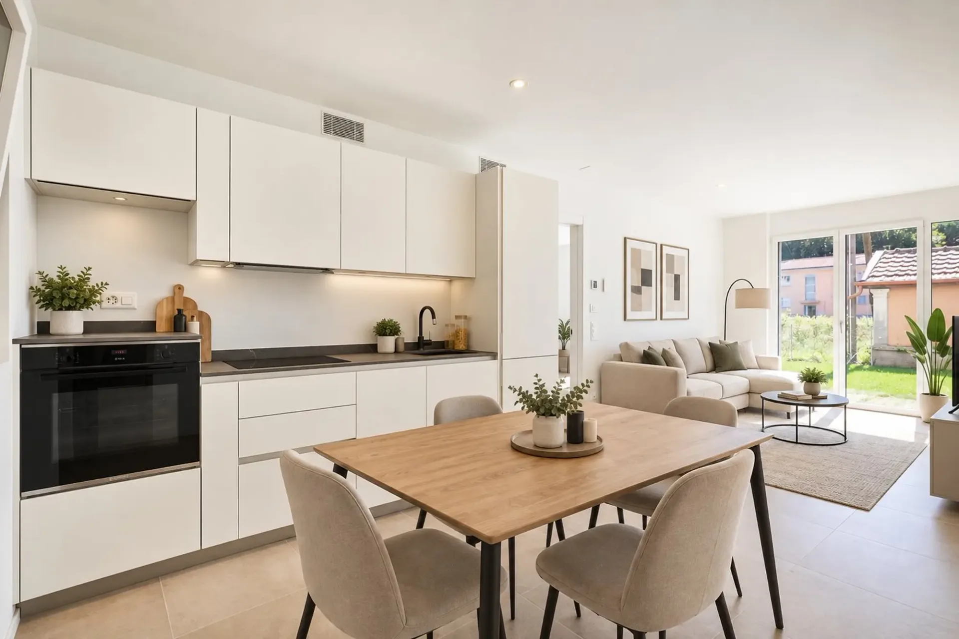 ELEGANT 2.5 ROOM NEW BUILDING APARTMENT WITH GARDEN