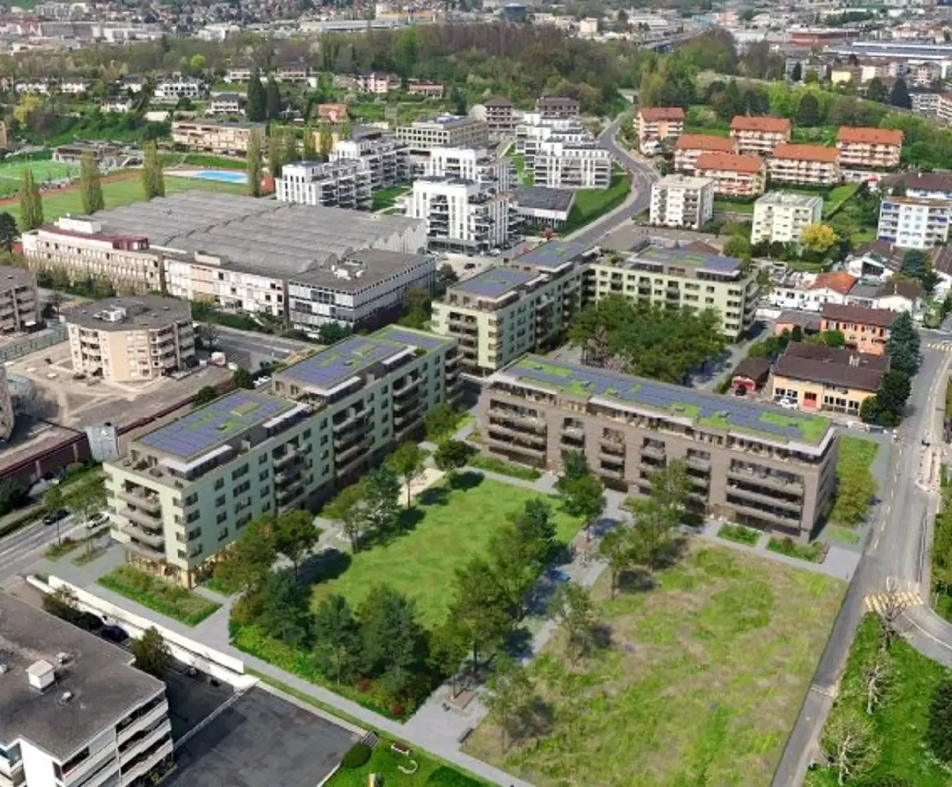 Zu verkaufen in Ecublens - Gewerbefläche - neue Residenz - 100 m²