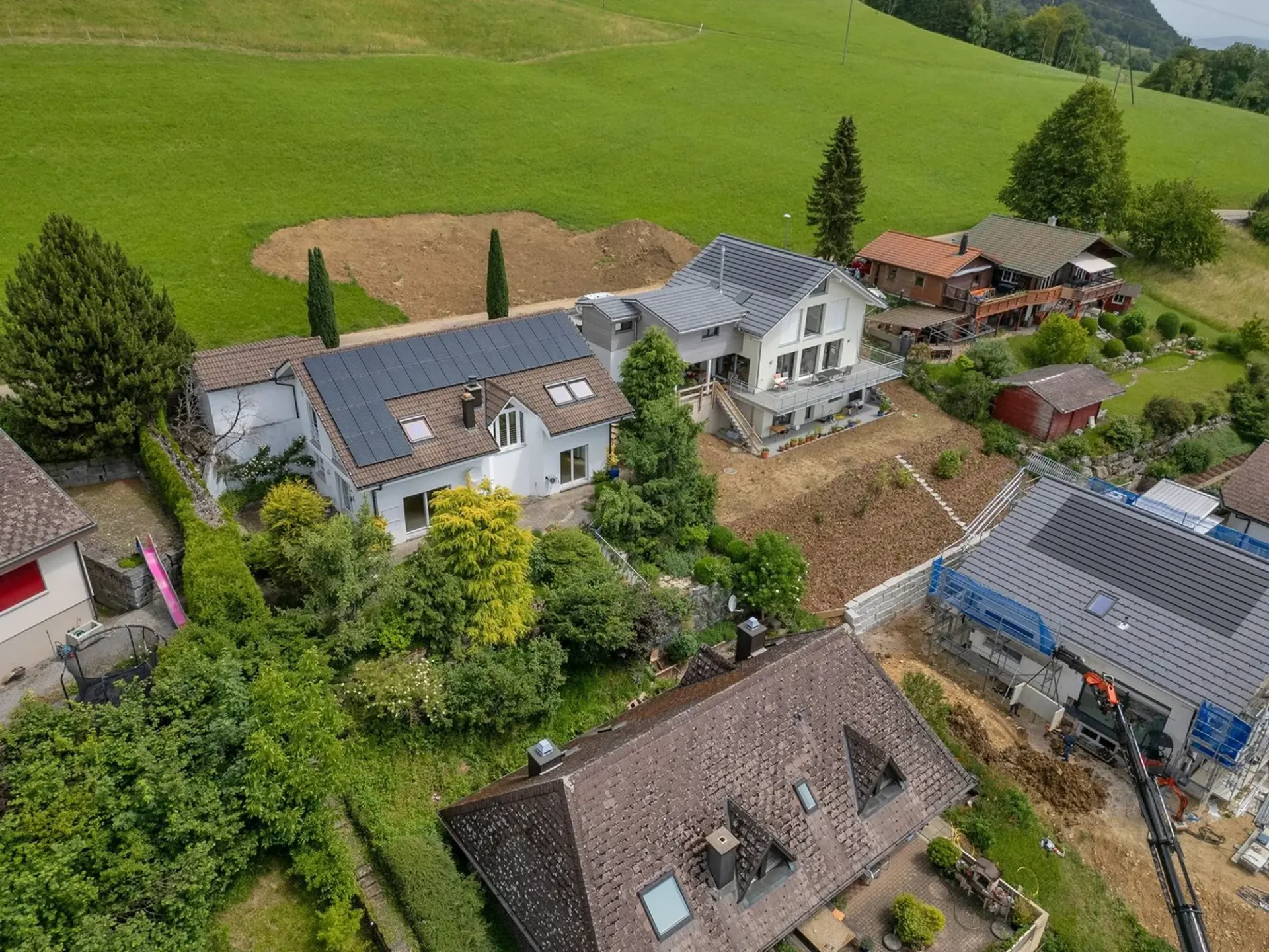 Freistehendes 5.5-Zimmer Einfamilienhaus mit Weitsicht bis zu den Alpen