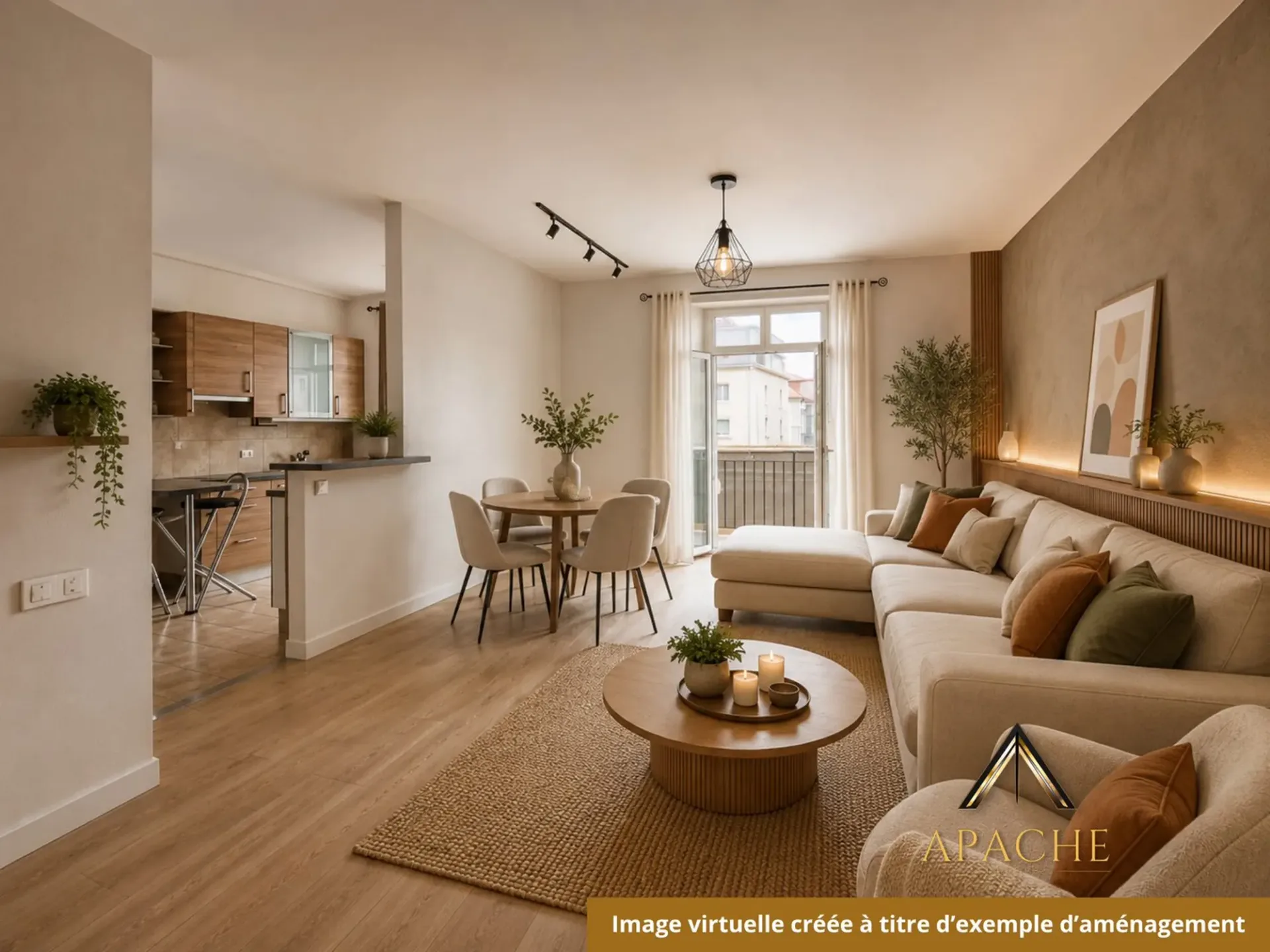 Appartement récent de 5.5 pièces avec grand balcon au centre ville - divisible en 2 logements
