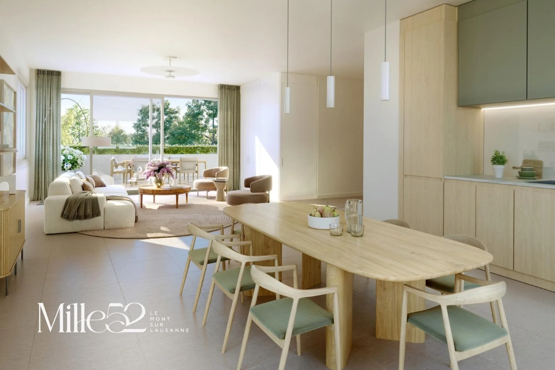 Mille52 - Lot F-1 - Duplex mit 5.5 Zimmern, Terrasse und Garten