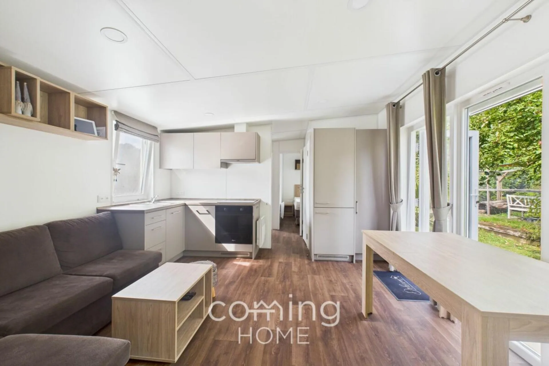 Une tiny house à installer où vous le souhaitez, aménagée de façon moderne et prête à l'emploi