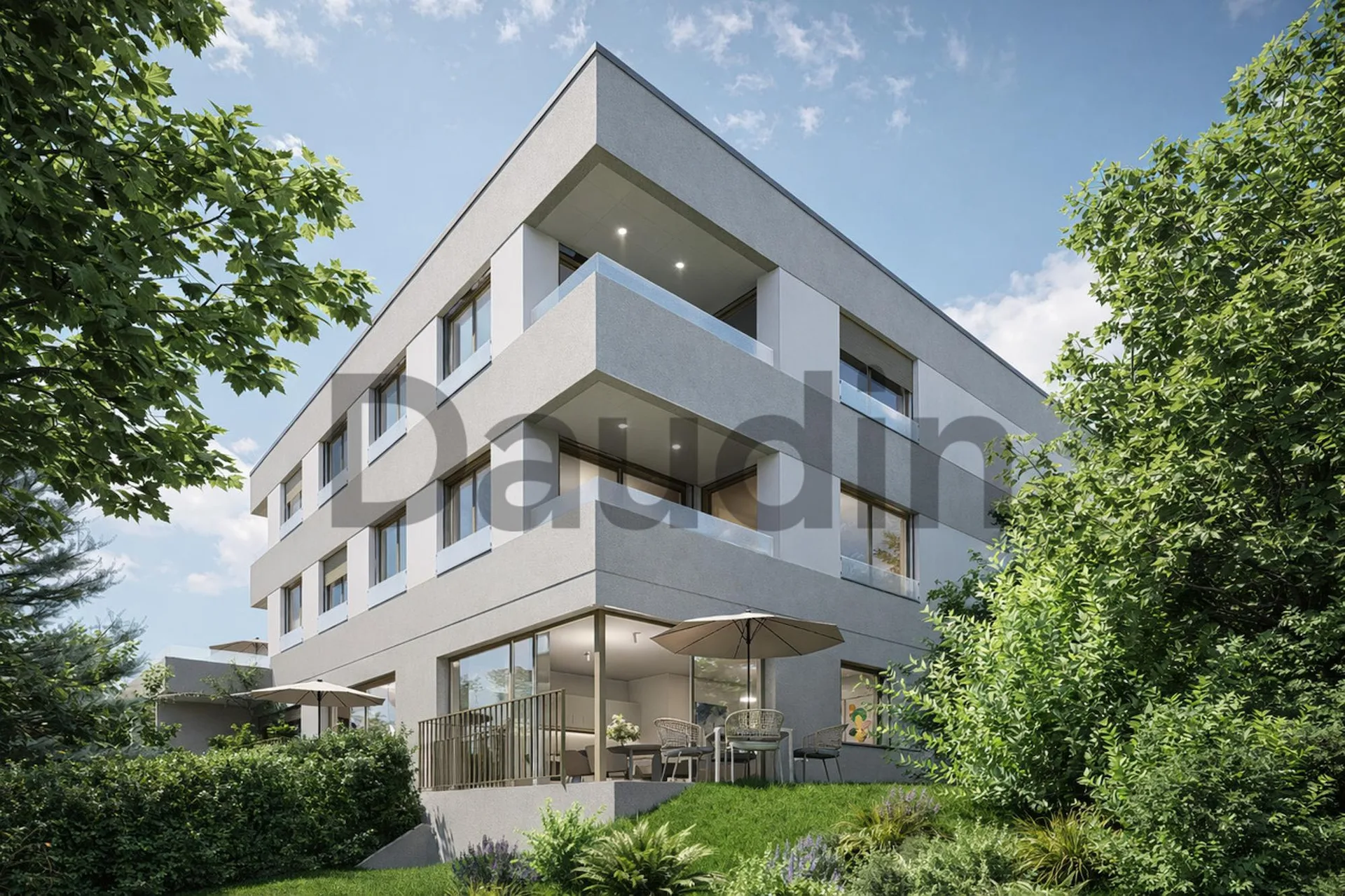Appartement THPE mit 3-Zimmer-Plan und Balkon