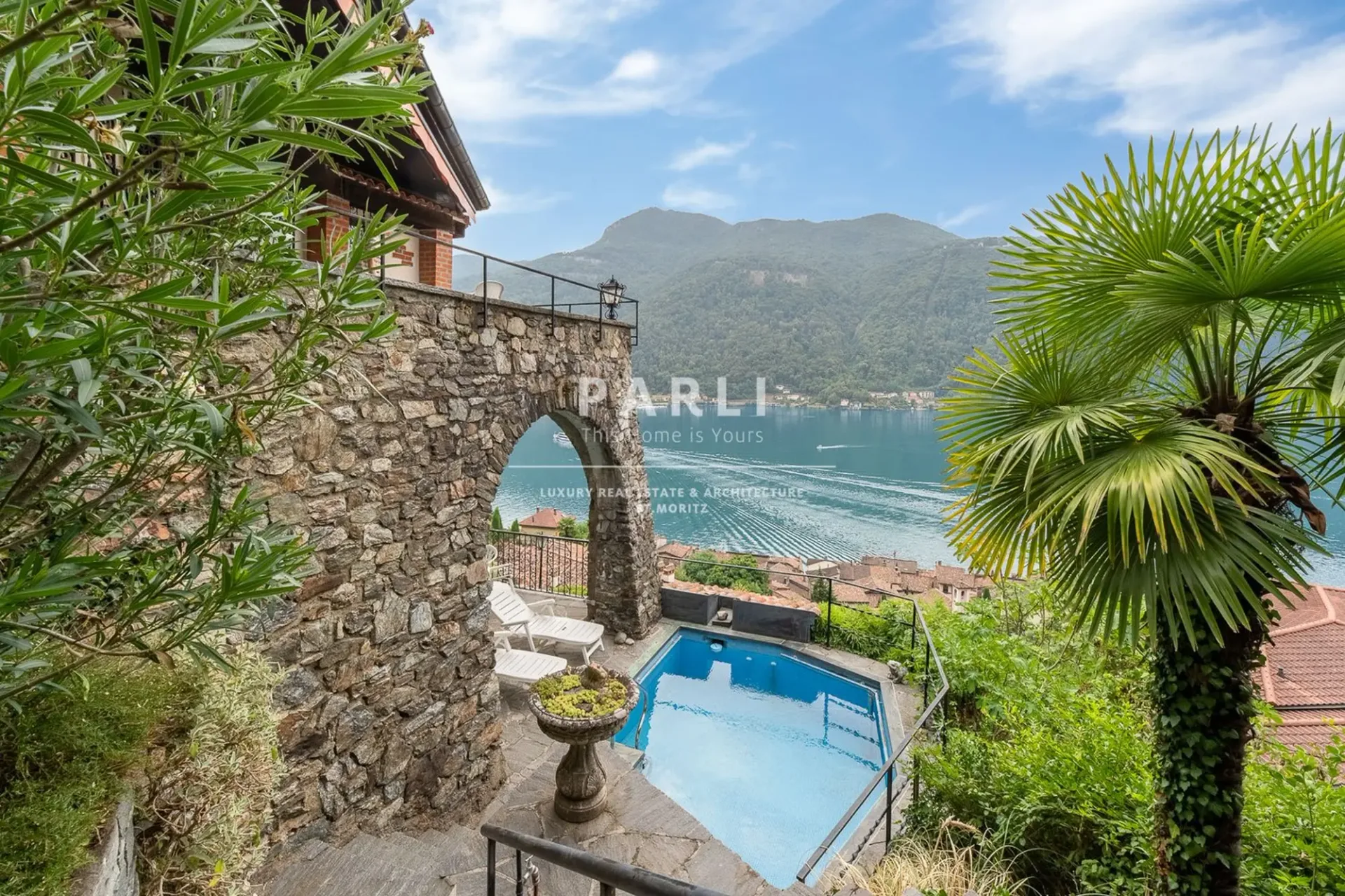 Morcote | Exklusive Villa mit Seeblick und Ausbaupotenzial bis ca. 500 m²