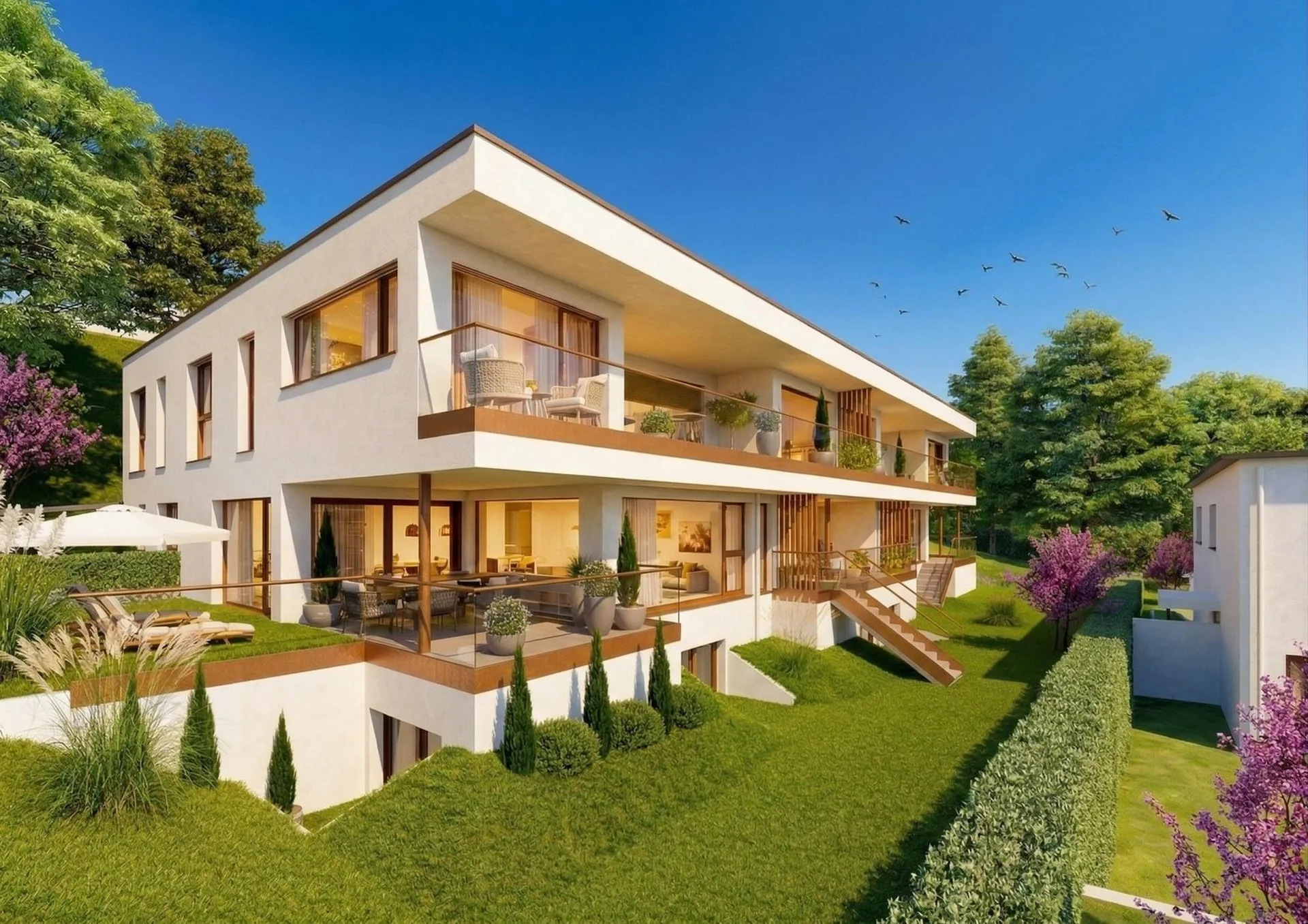 Baubewilligt: Maisonette unter 1 Mio. – 3.5 Zimmer auf 2 Ebenen in Oberdorf (Baubewilligt)