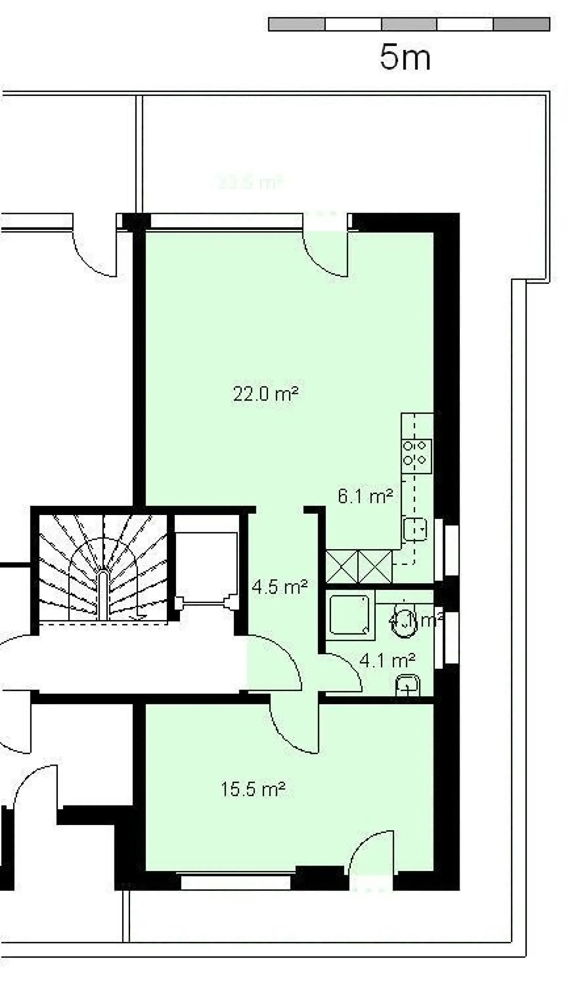 Appartement en mansarde dans un emplacement central !
