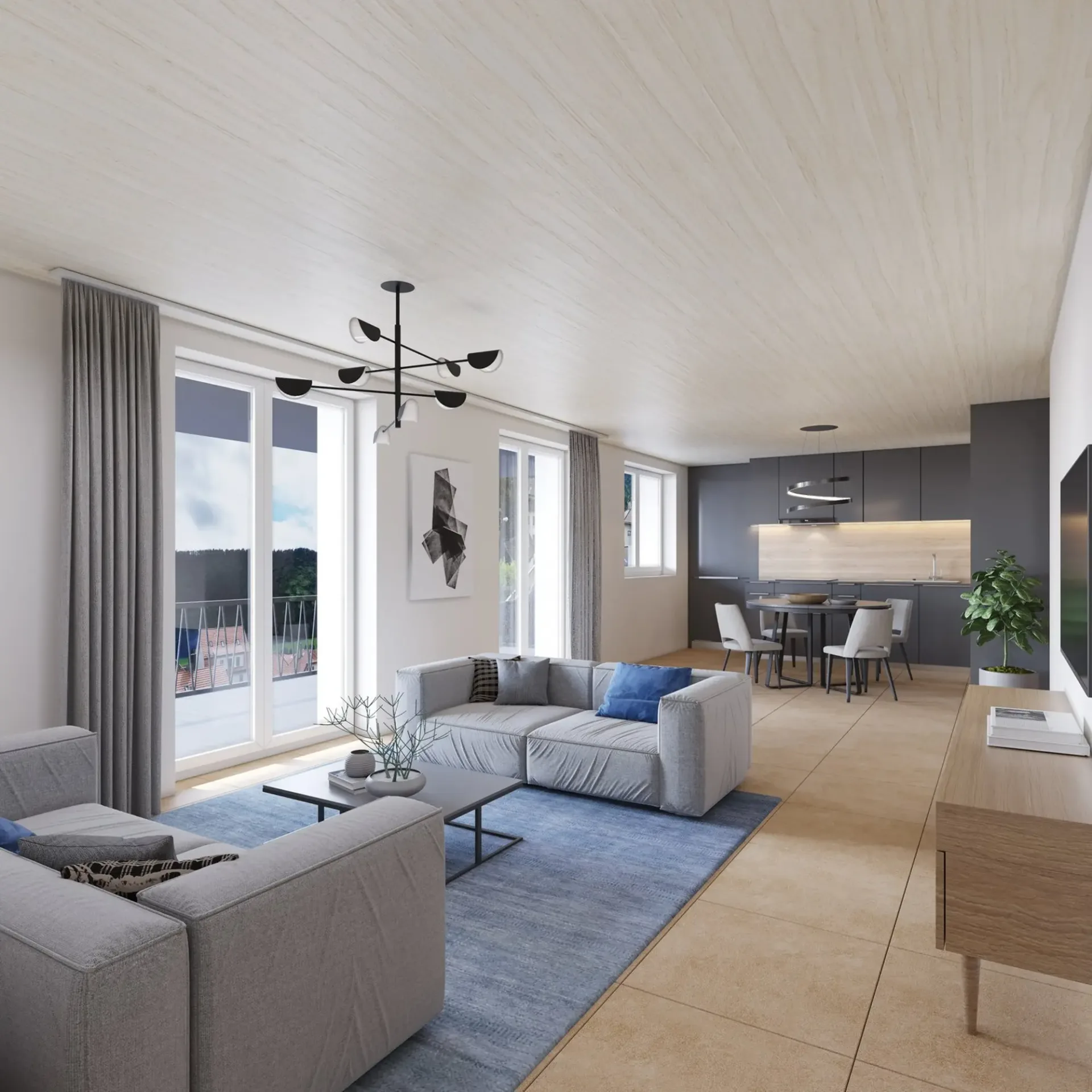 Appartement 3,5 pièces dans nouvelle construction à Saint-Imier