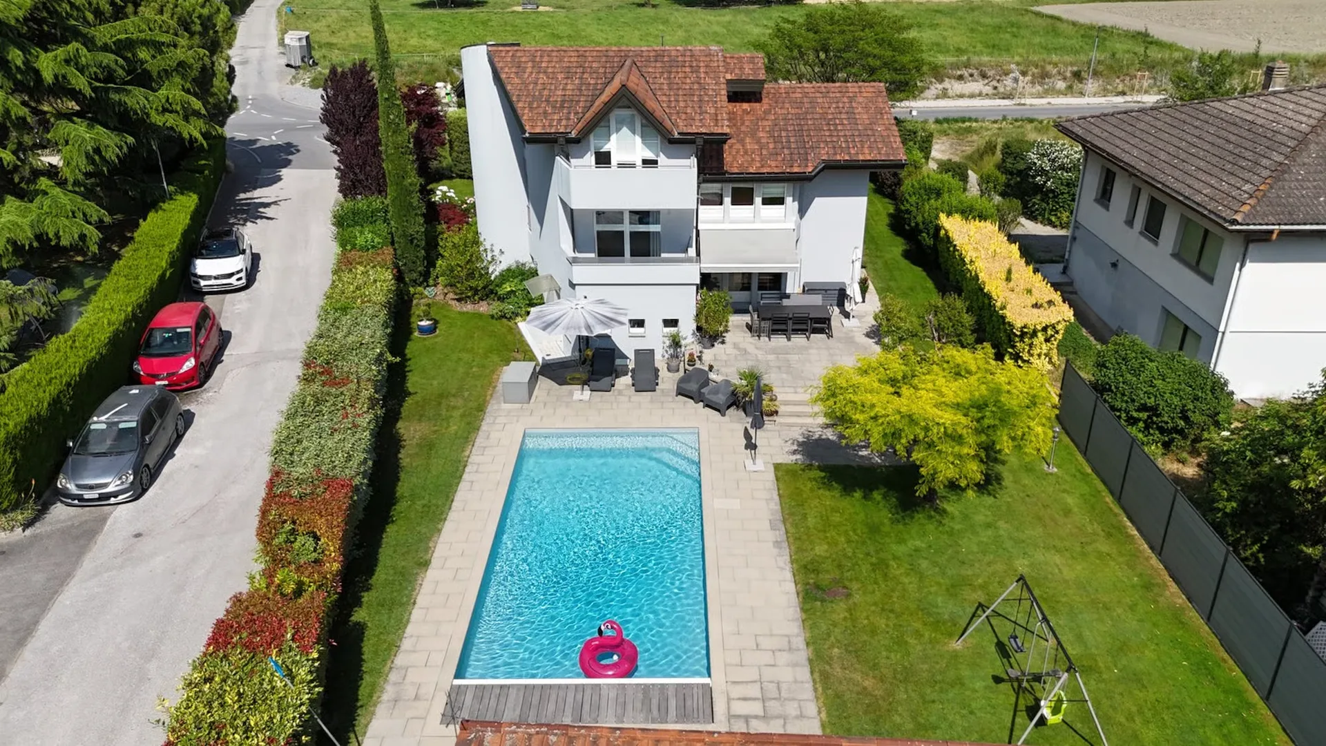 Villa individuelle avec piscine et studio indépendant