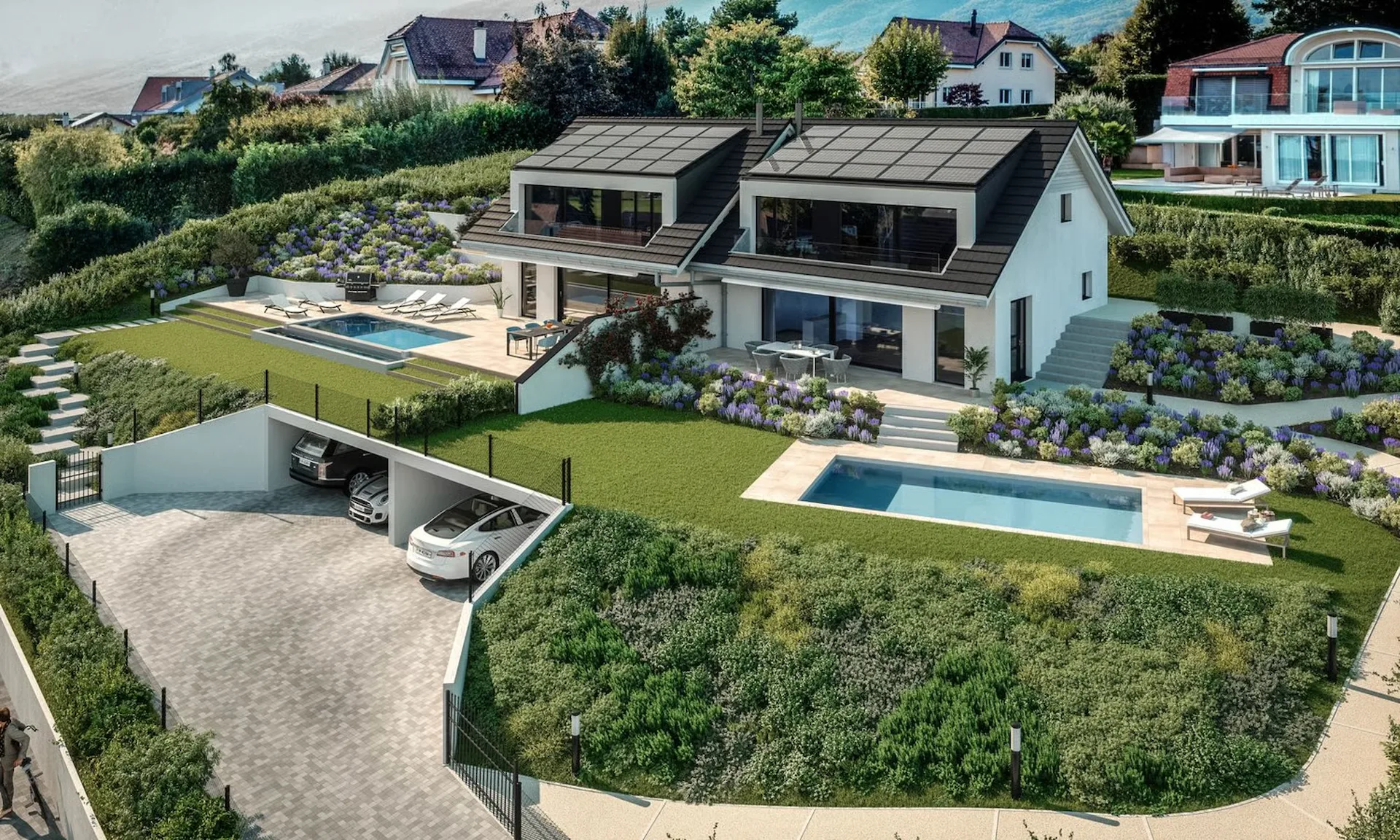 Moderne 4.5-Zimmer-Villa in Trélex
