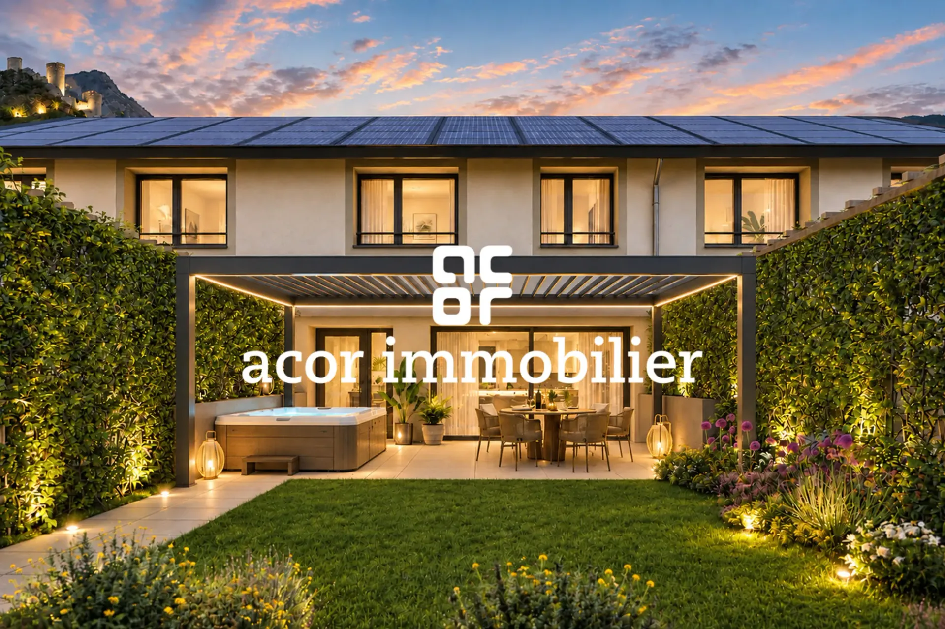 Villa mitoyenne d'exception au coeur de Saillon - 165 m² - 6 pièces