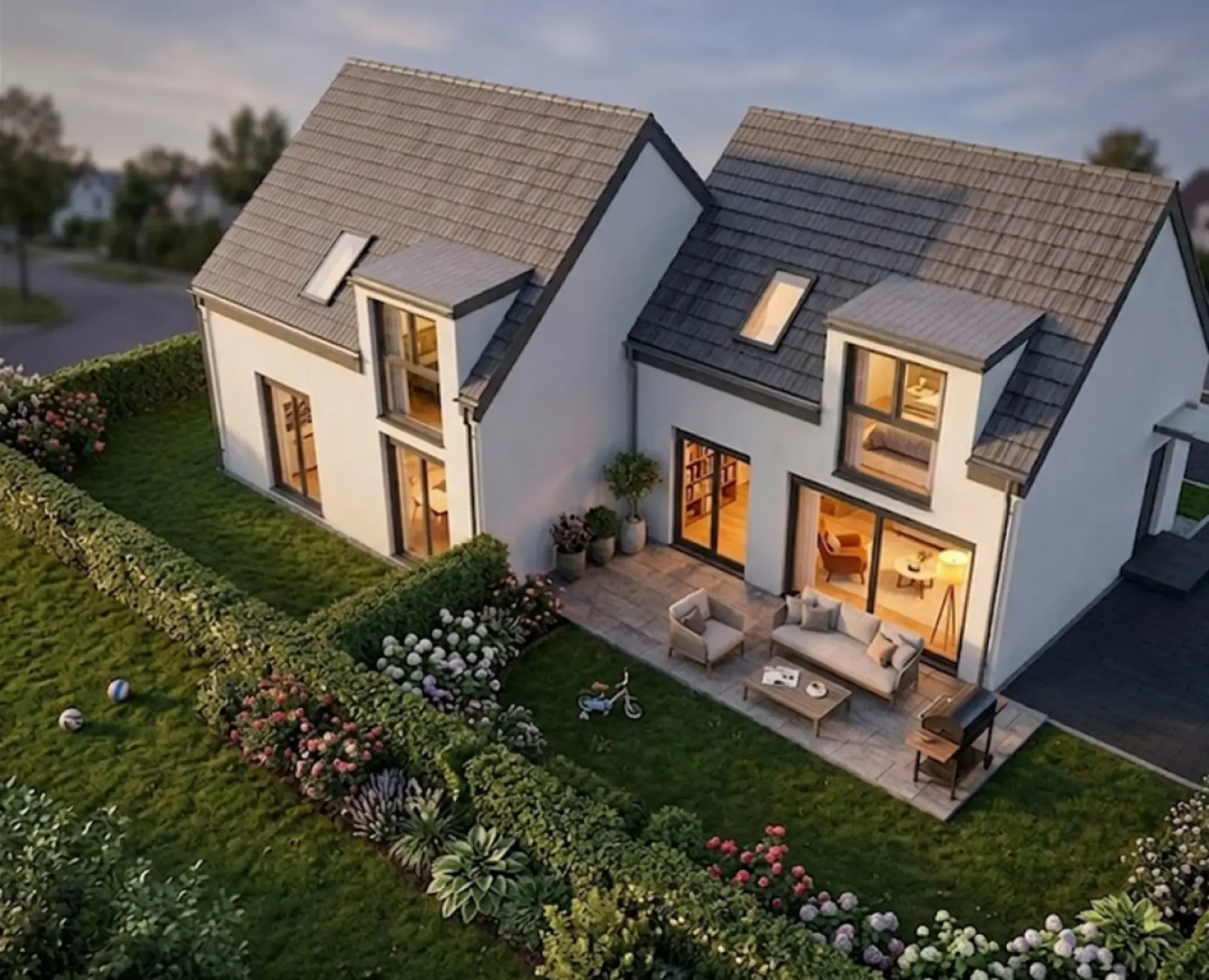 Neubau mit Tiefgarage in Hunzenschwil