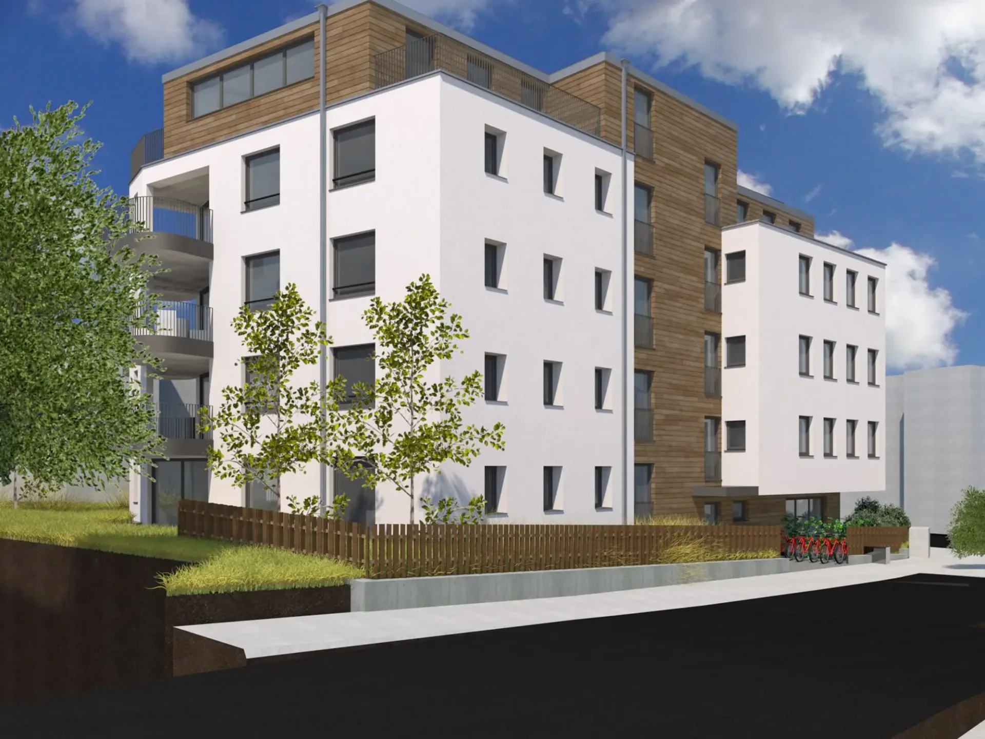 Motorrad-Einstellplatz in Neubau zu vermieten