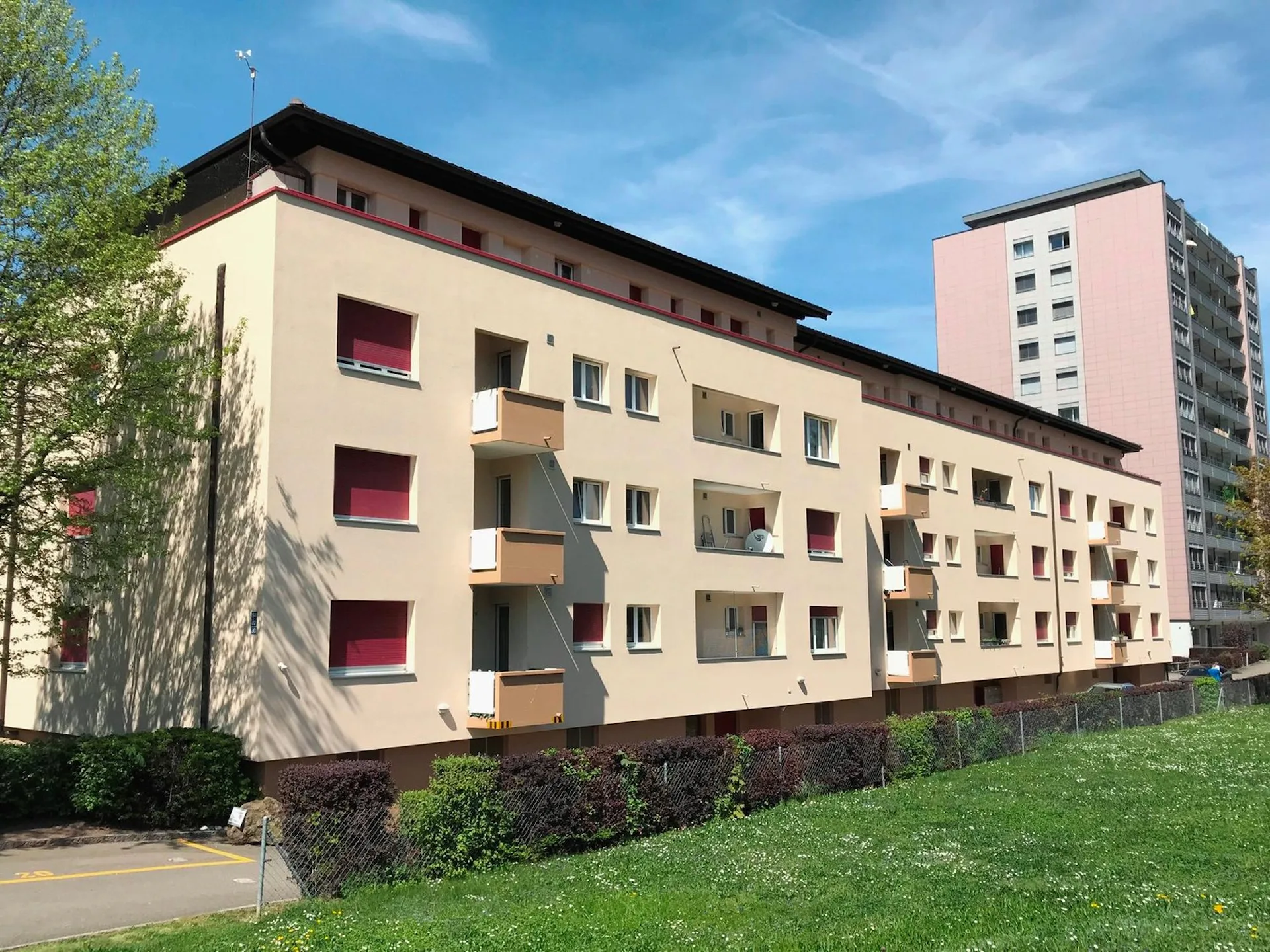 3.5-Zimmerwohnung mit zwei Balkone