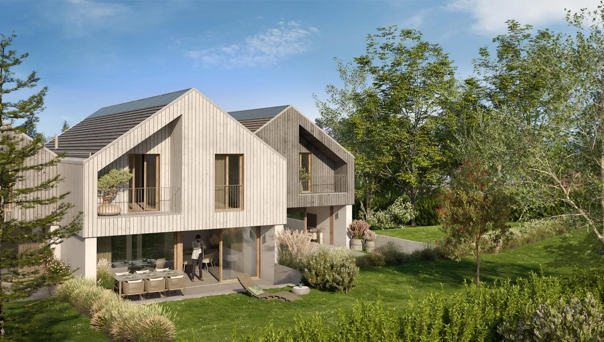 Dernière villa! 3 HABITATIONS GROUPEES THPE/2000W - Vente sur plan