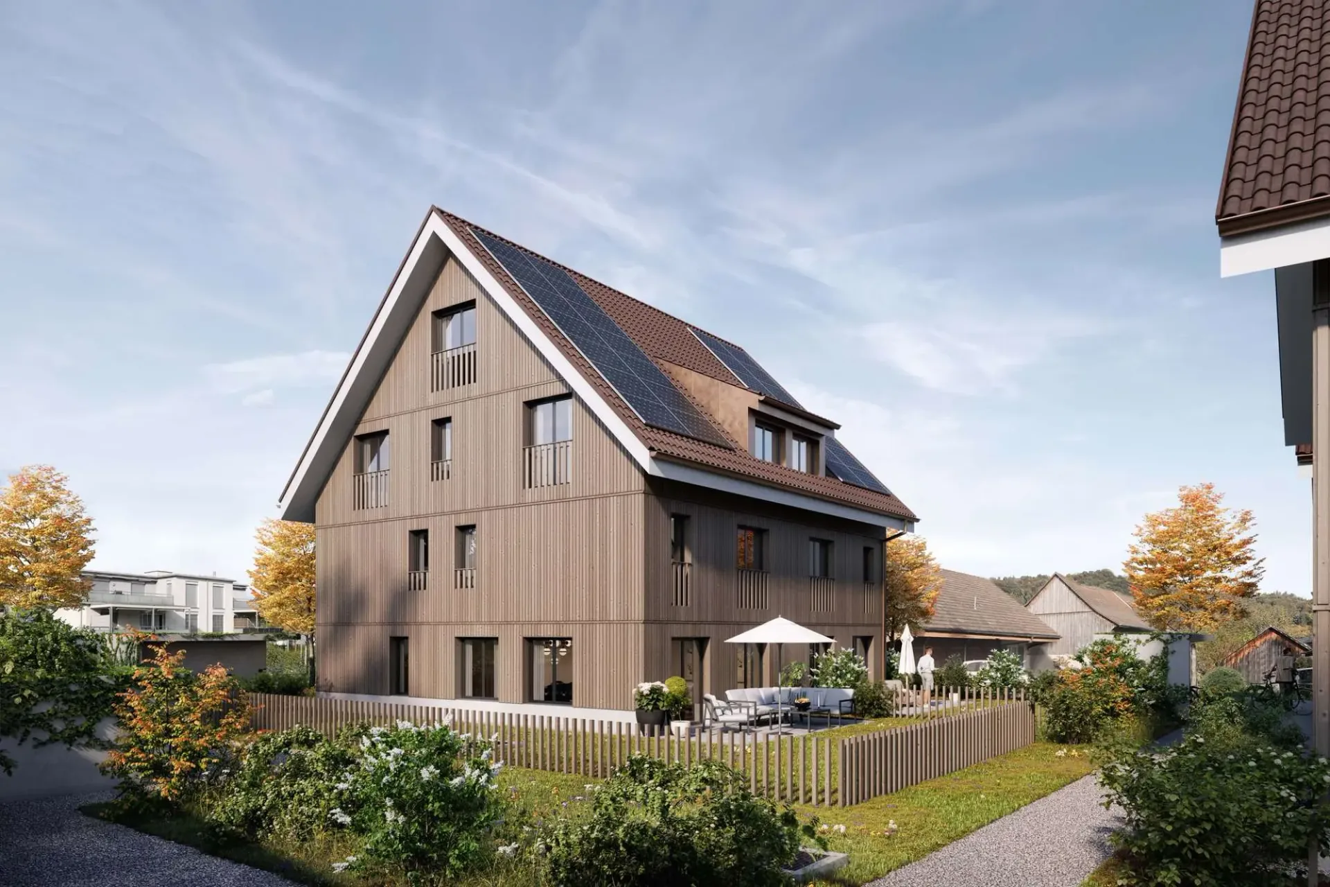 Il vostro paradiso familiare ? Semidetached house elegante con giardino soleggiato