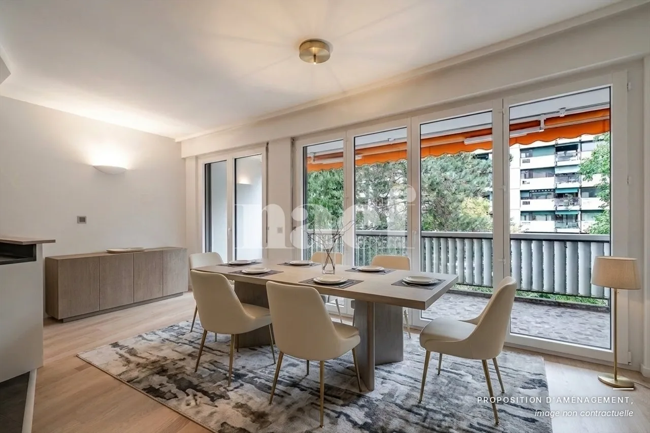 Wohnung mit Durchgang im Herzen von Champel
