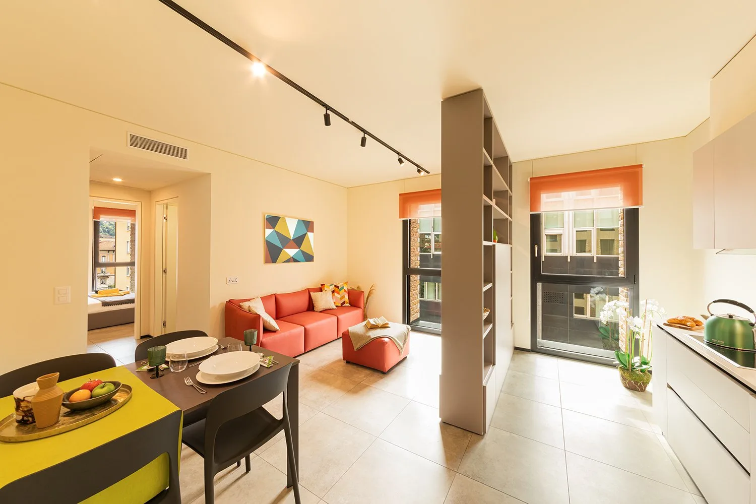 LUGANO ZENTRUM - HELLES 2.5-ZIMMER-WOHNUNG MIT EIGENER WASCHKÜCHE ZU VERMIETEN (rif. 402)