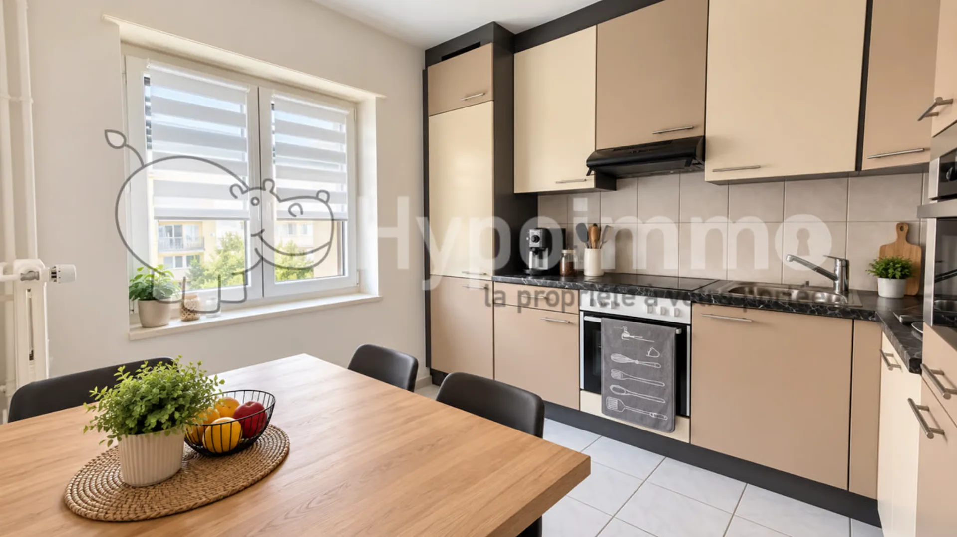 Bel appartement de 3.5 pièces avec balcon proche de la nature