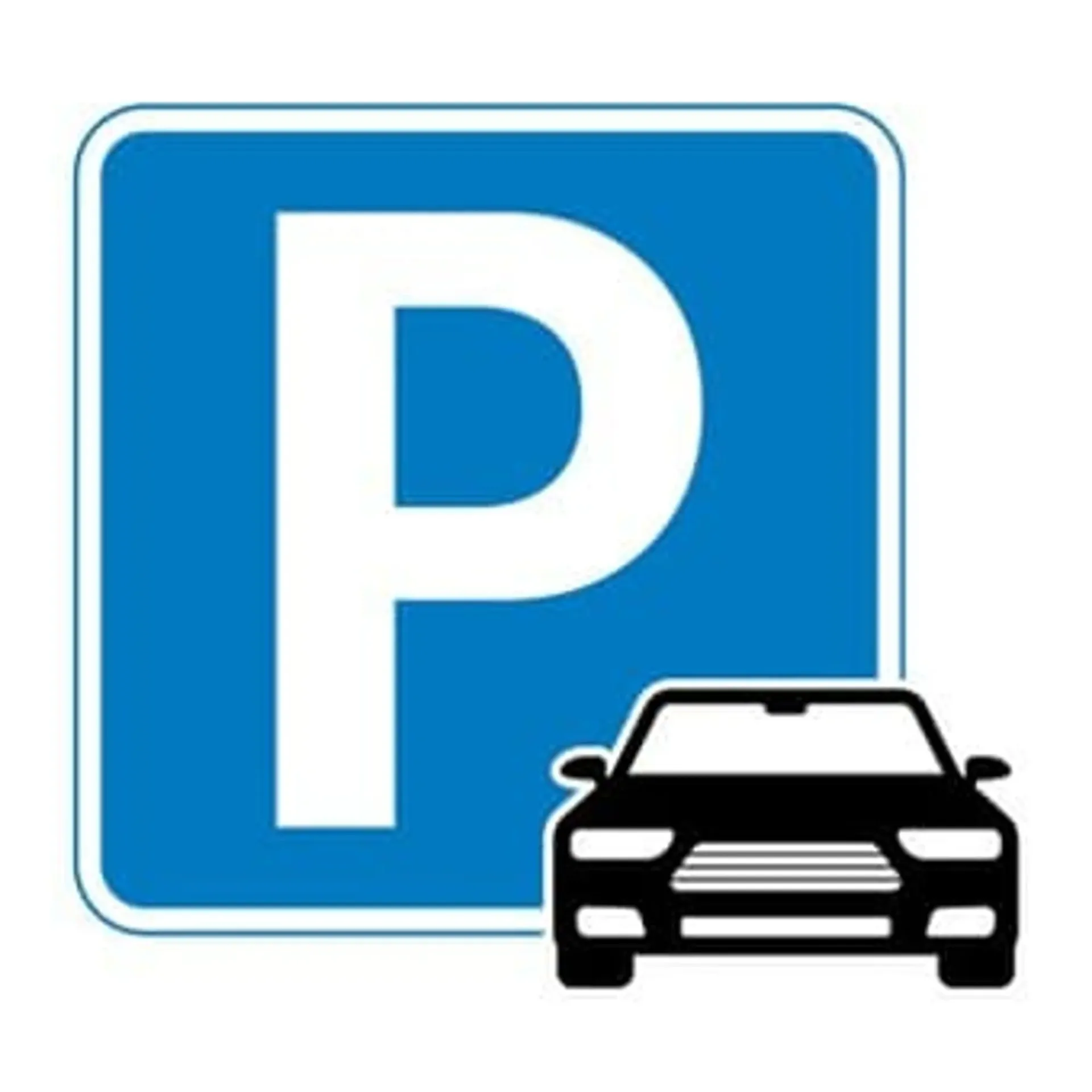 Außenparkplatz!