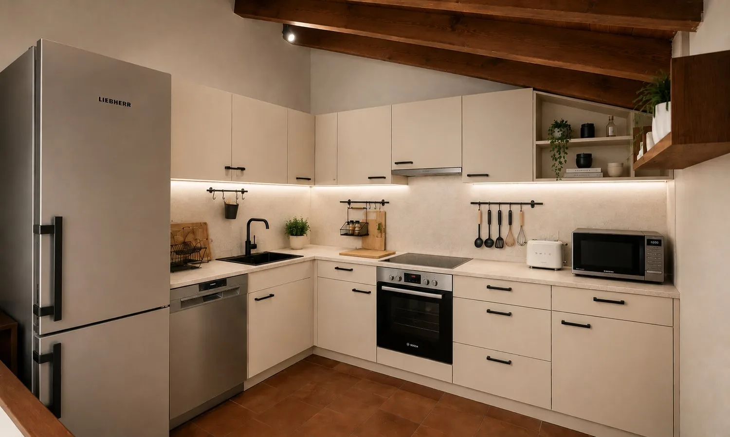Möbliertes Attikapartment mit Charme, 5,5 Zimmer in Magliaso