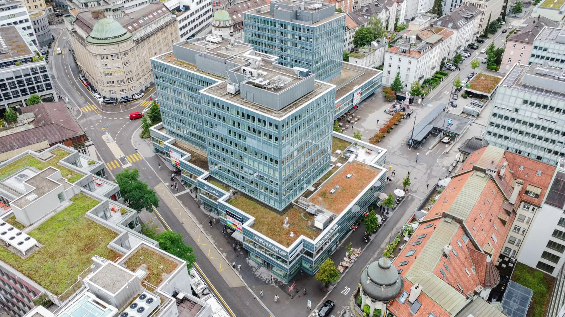 Moderne, lichtdurchflutete Bürofläche an zentraler Lage in St. Gallen  bezugsbereit und flexibel