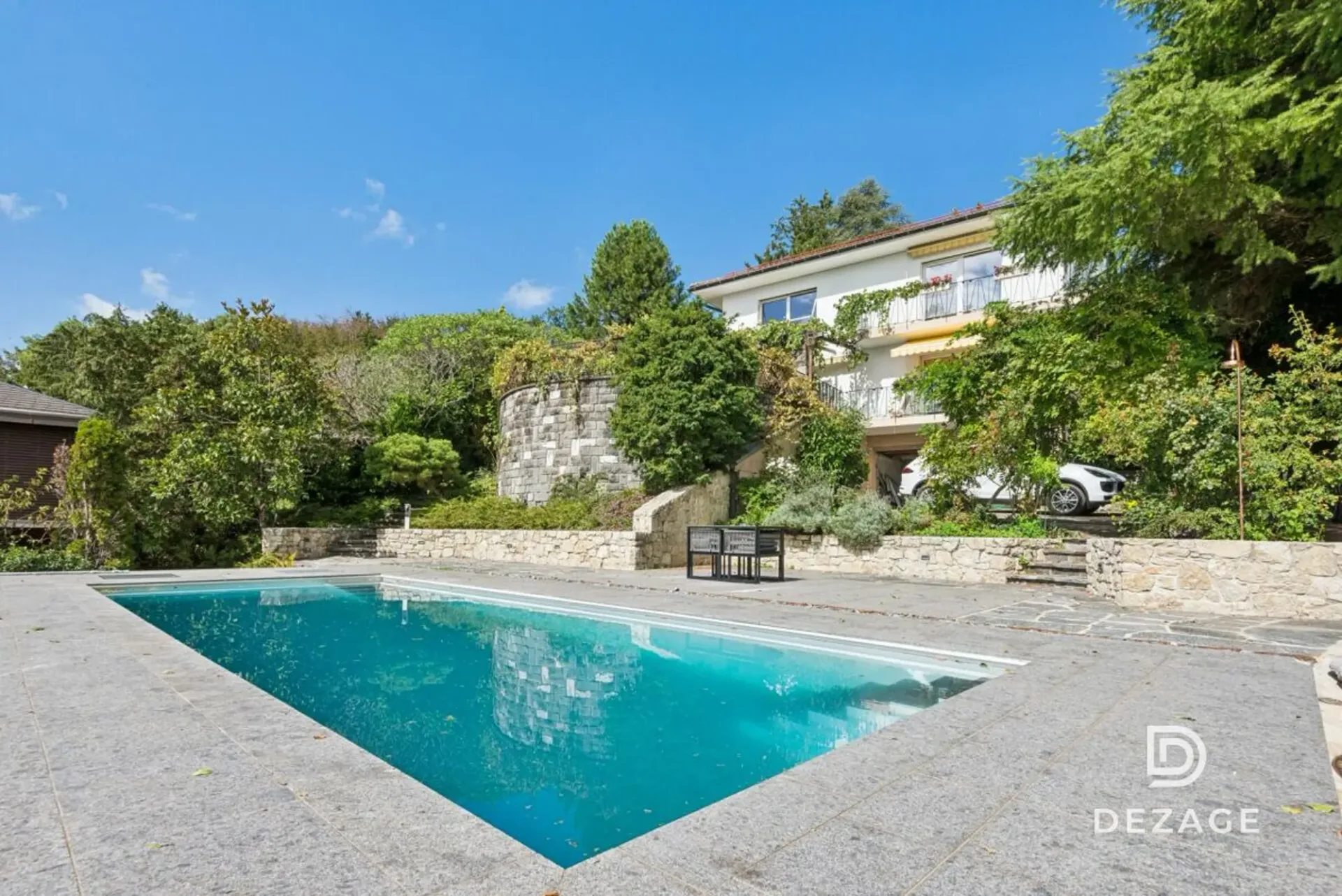Weite Villa in Grandvaux, mit dem Genfersee als Horizont
