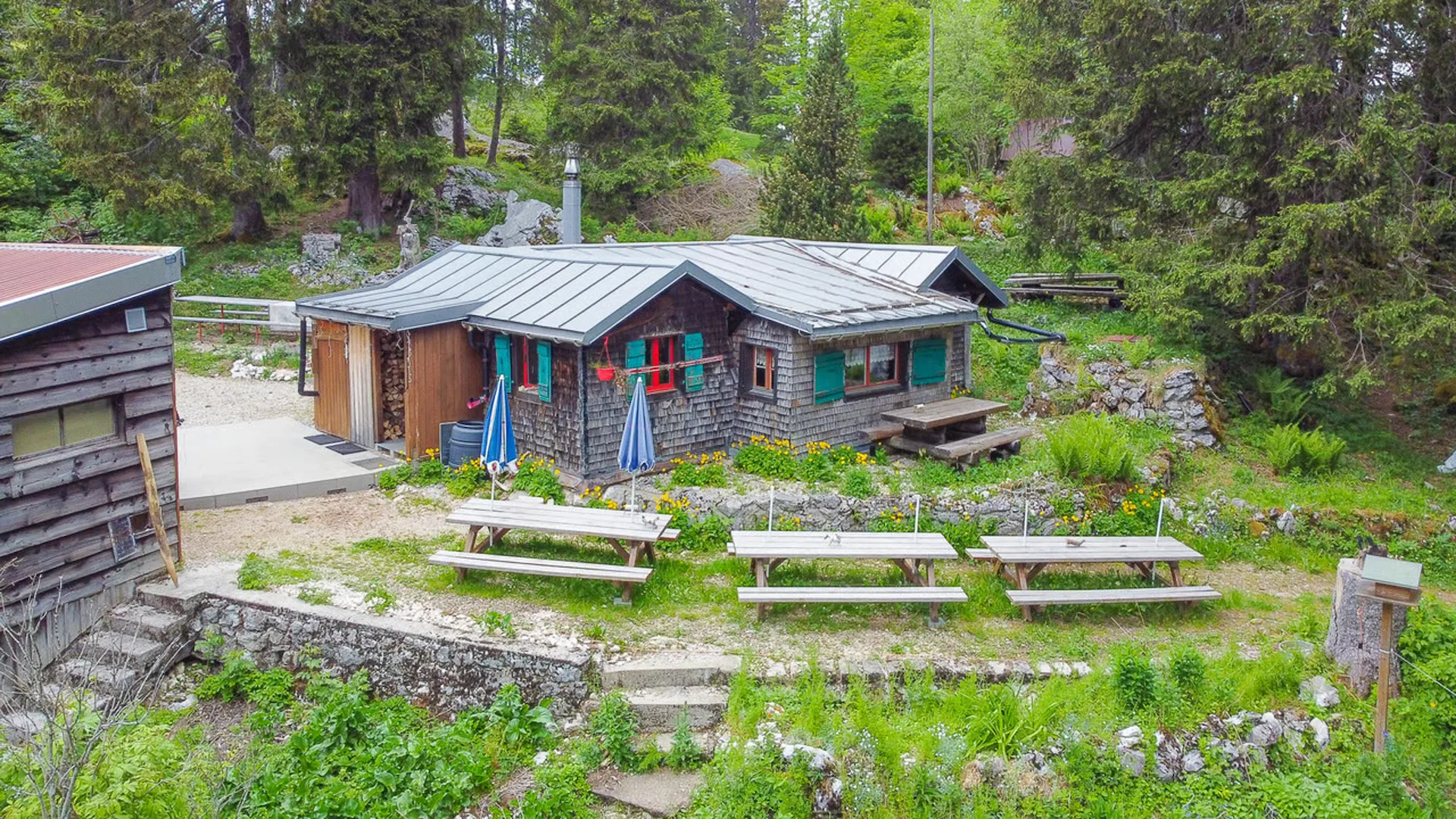 Buvette d'alpage au coeur de la nature