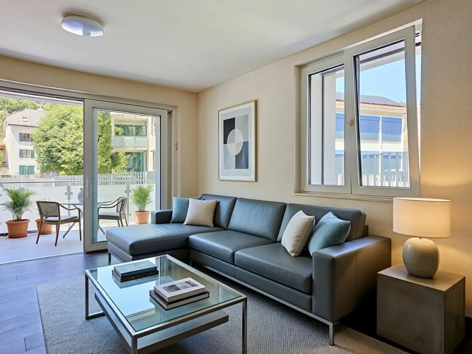 Duplex au rez-de-chaussée de 3.5 pièces avec terrasse