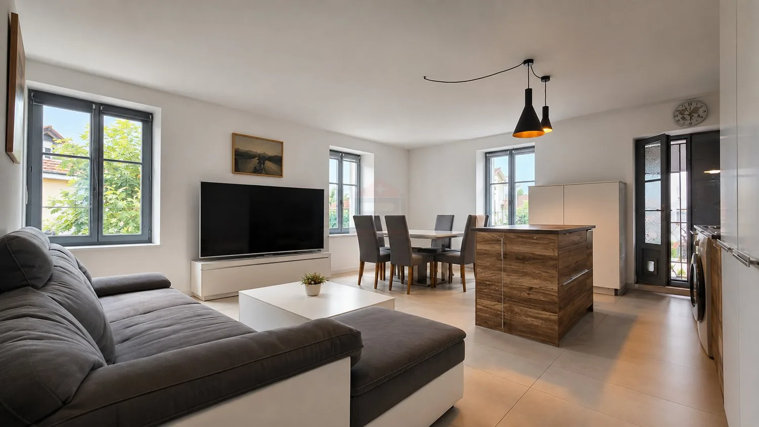 Zwischen Natur und Genf ein prächtiges 5-Zimmer-Apartment mit Balkon