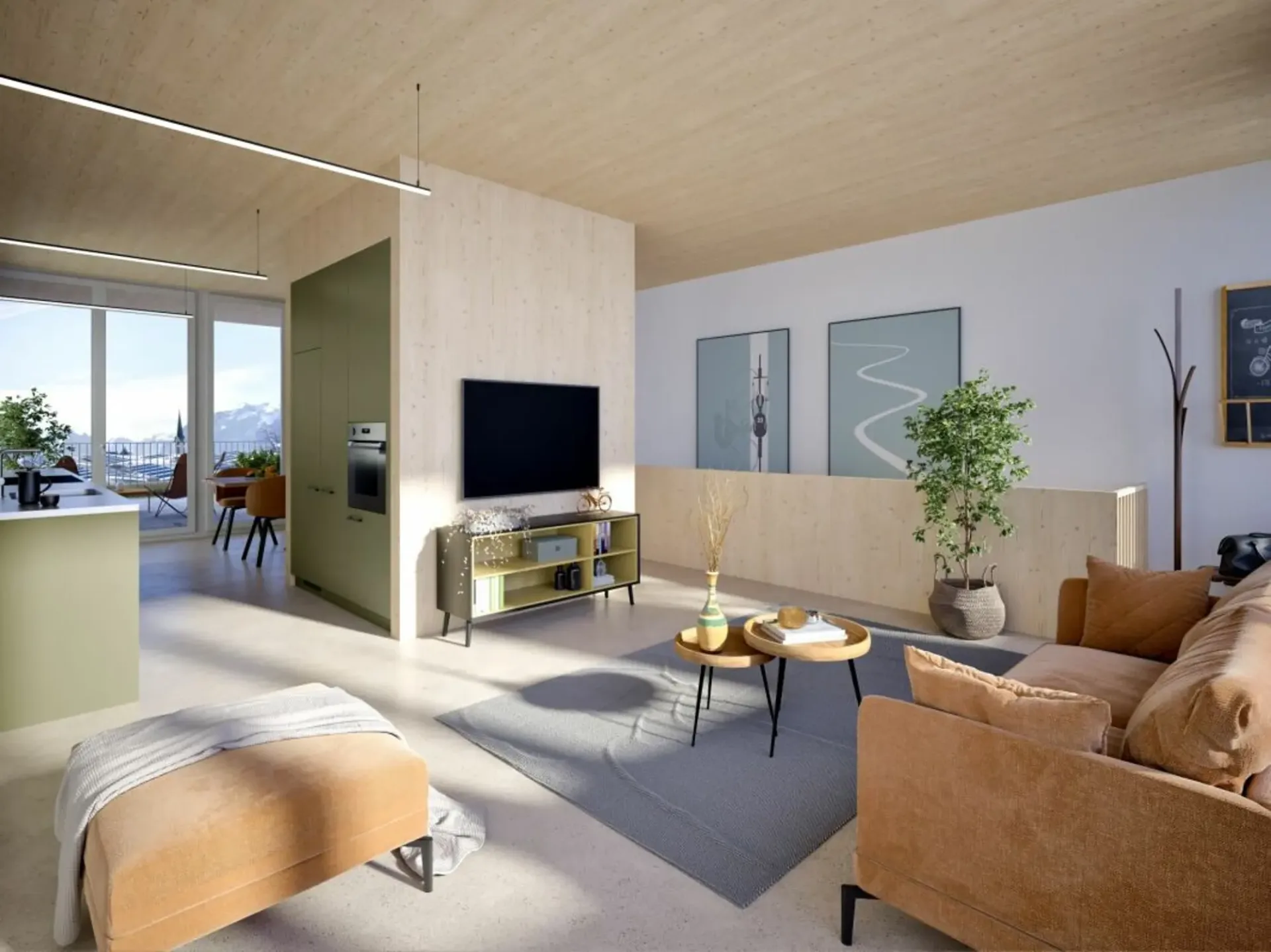 rhystäffeli - Exklusive Loft-Attikawohnung mit Panoramablick